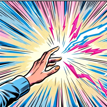 Erkläre warum spürt man manchmal einen elektrischen Schlag, wenn man ein Objekt berührt?