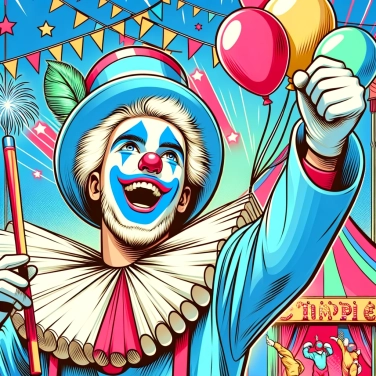 Erkläre warum tragen Clowns weiße Schminke?
