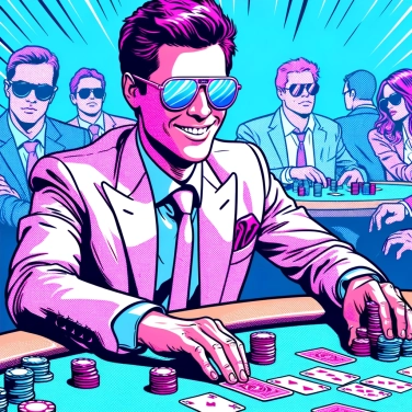 Erkläre warum tragen einige Pokerspieler Sonnenbrillen in den Spielräumen?