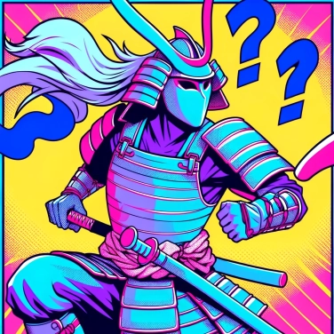 Erkläre warum trugen die Samurai Masken?