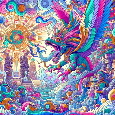 Erkläre warum verehrten die Azteken den Gott Quetzalcoatl?