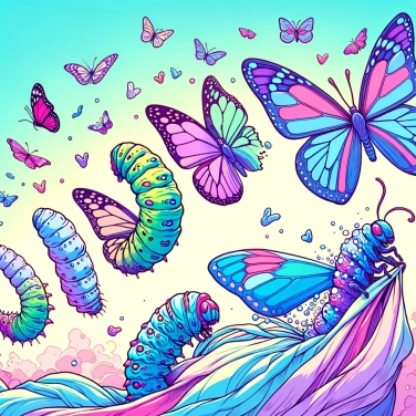 Erkläre warum verwandeln sich Raupen während ihrer Metamorphose in Schmetterlinge?