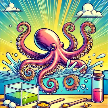 Erkläre warum verwenden Kraken ihre Arme für komplexe Aufgaben?