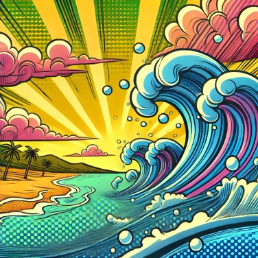 Erkläre warum Wellen an den Küsten brechen?