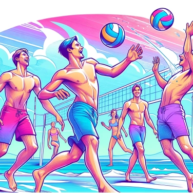 Erkläre warum wird Beachvolleyball mit zwei Spielern pro Team gespielt und nicht mit fünf wie im Beachsoccer?