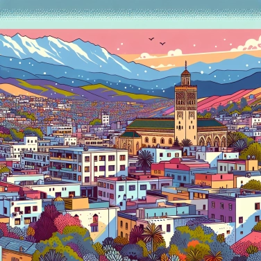 Erkläre warum wird die Stadt Ifrane (in Marokko) als die Schweiz Marokkos bezeichnet?